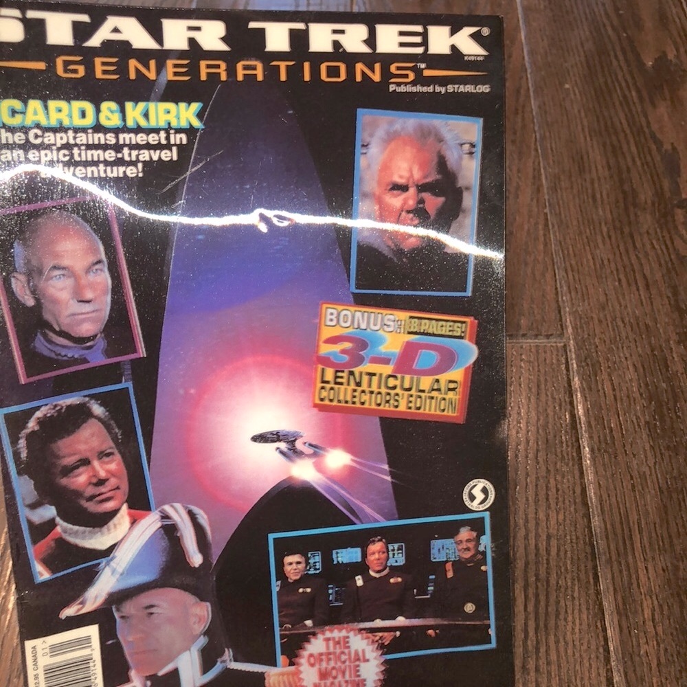 Star Trek Generations vintage paperback book